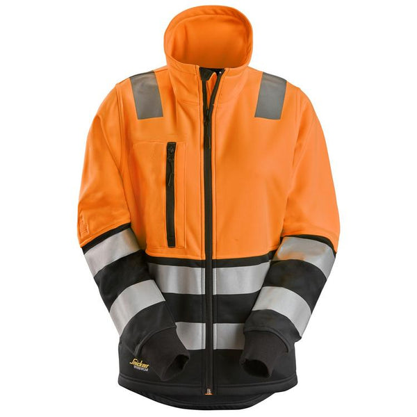 Snickers 8073 High-Vis Klasse 2 Damesjack Met Rits Hv Orange - Black