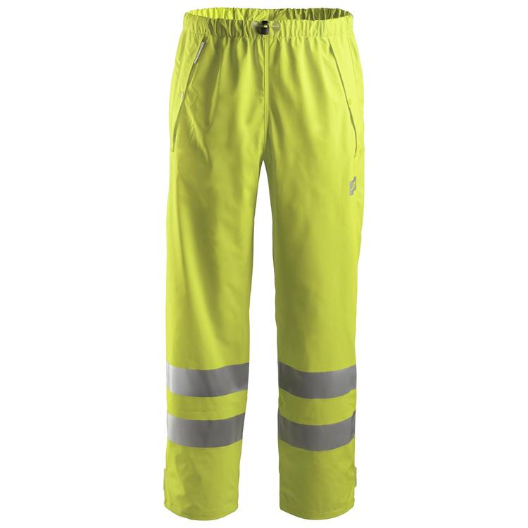 Snickers 8243 Regenbroek Pu High Visibility Klasse 2 Hv Yellow - Base