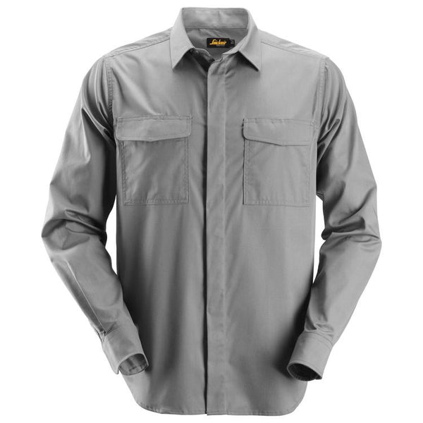 Snickers 8510 Service Shirt Lange Mouwen Grey - Base