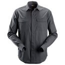Snickers 8510 Service Shirt Lange Mouwen Steel Grey - Base