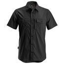 Snickers 8520 Litework Shirt Met Korte Mouwen Black