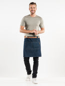 Horecakledij Chaud Devant Forene Blue Denim Schort