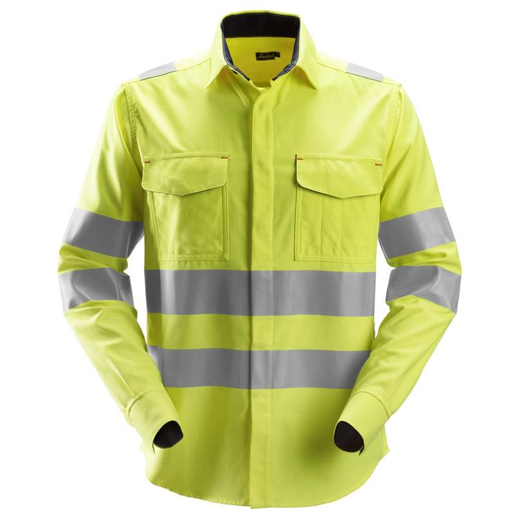 Snickers 8562 Protecwork Shirt Met Lange Mouwen High-Vis Klasse 3 Hv Yellow - Base