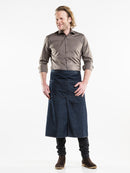 Horecakledij Chaud Devant 4-Pockets Blue Denim Schort