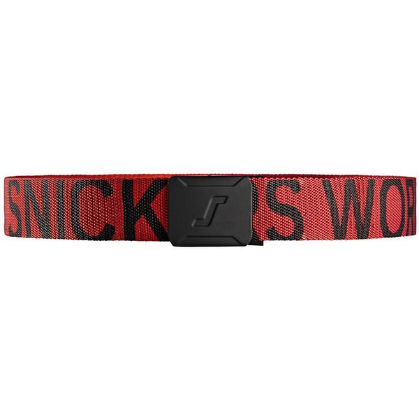 Snickers 9004 Riem Met Logo Chili Red - Black