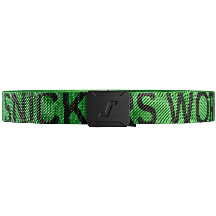 Snickers 9004 Riem Met Logo Apple Green - Black