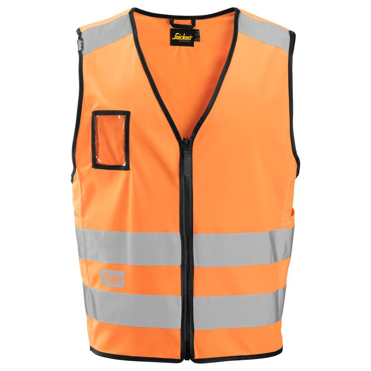 Snickers 9153 Vest High Visibility Klasse 2 Hv Orange - Base