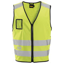 Snickers 9153 Vest High Visibility Klasse 2 Hv Yellow - Base