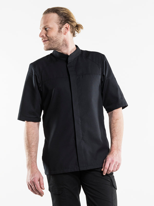 Kokskledij Chaud Devant Salerno SFX Black Short Sleeve Koksvest