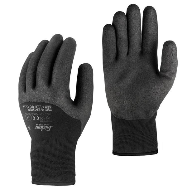Snickers 9325 Weather Flex Guard Gloves Black