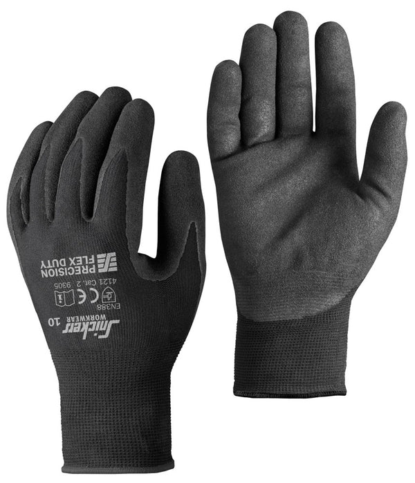 Snickers 9390 Precision Flex Duty Gloves 100 Pak Black