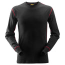 Snickers 9461 9461 Protecwork T-Shirt Met Lange Mouwen Black