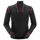 Snickers 9462 Protecwork Wollen Shirt Met Lange Mouwen En Rits Black