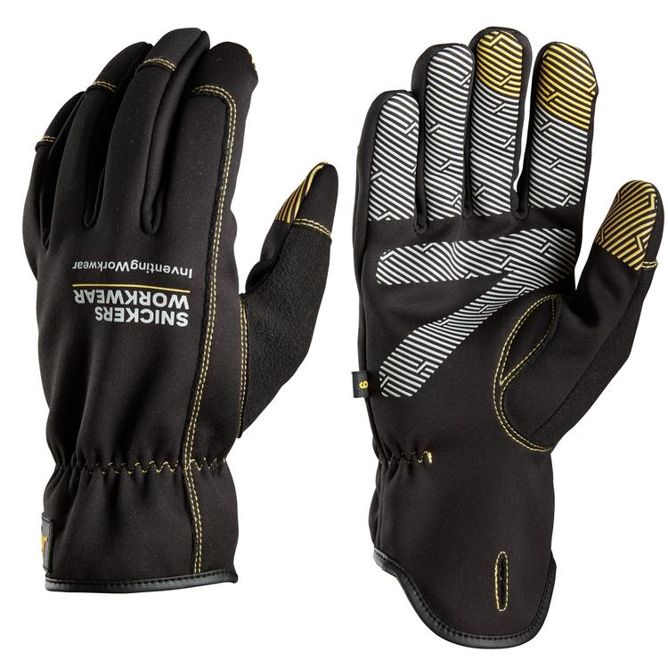 Snickers 9562 Weather Flex Dry Gloves Black
