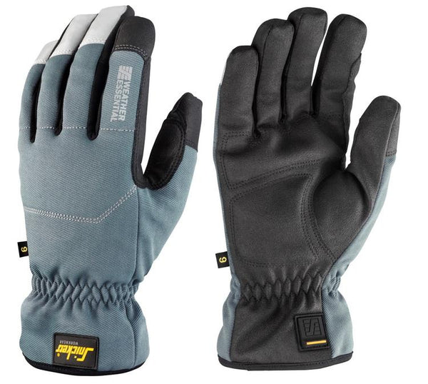 Snickers 9578 Weather Essential Gloves Black - Stone Grey