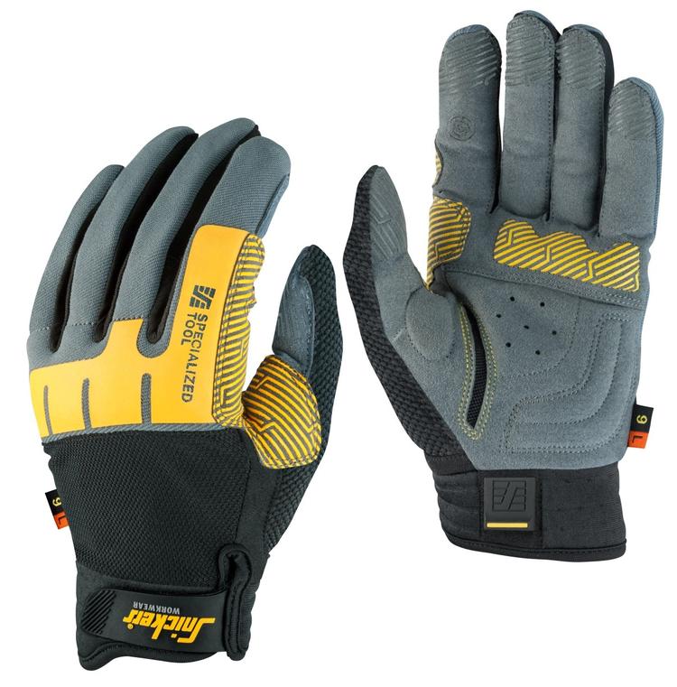 Snickers 9597 Specialized Tool Glove Links Stone Grey - Black