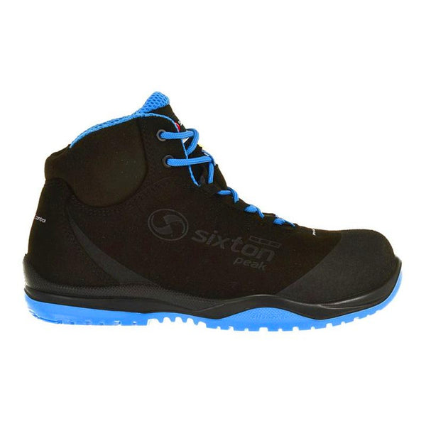 Sixton Cuban High Zwart Blauw S3 Werkschoenen