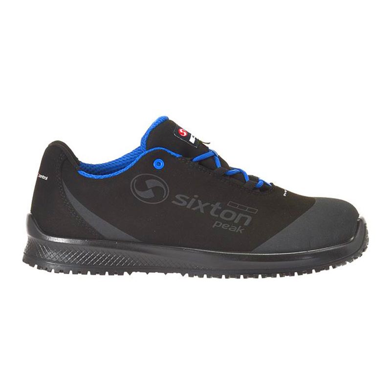 Sixton Cuban Just Grip Zwart Blauw S3 Werkschoenen