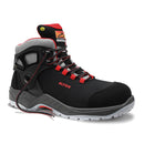 Elten Arturo Black-Red Mid S3 Werkschoenen