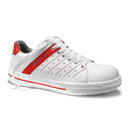 Elten Norris White-Red Low O1 Werkschoenen