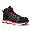 Jori Rapid Black-Red Mid S3 Werkschoenen