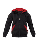 Dassy Watson Kids Sweater Met Lange Rits En Kap 300391